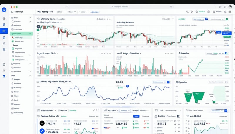 AI-powered trading tools and market analysis dashboard